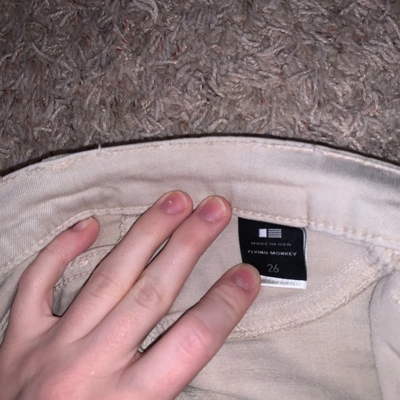 Light-wash Khaki Skinny Jeans - Picture 3 of 3